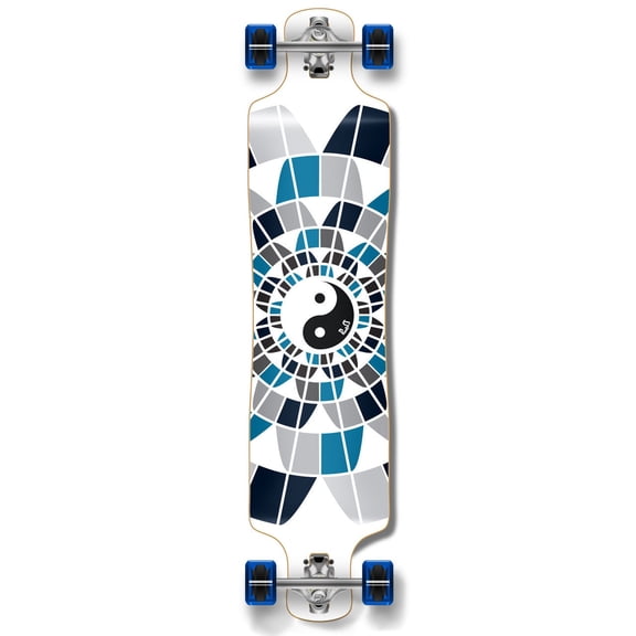 Yocaher Lowrider Yin Yang Longboard Complete