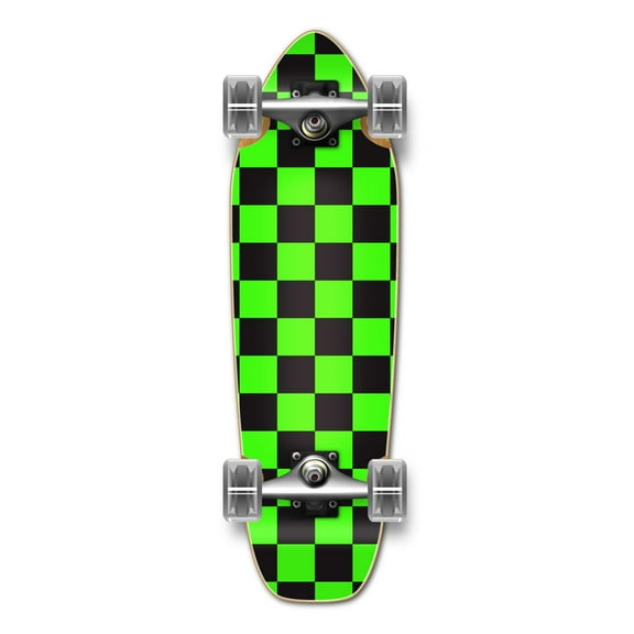 Yocaher Mini Cruiser Complete - Checker Green