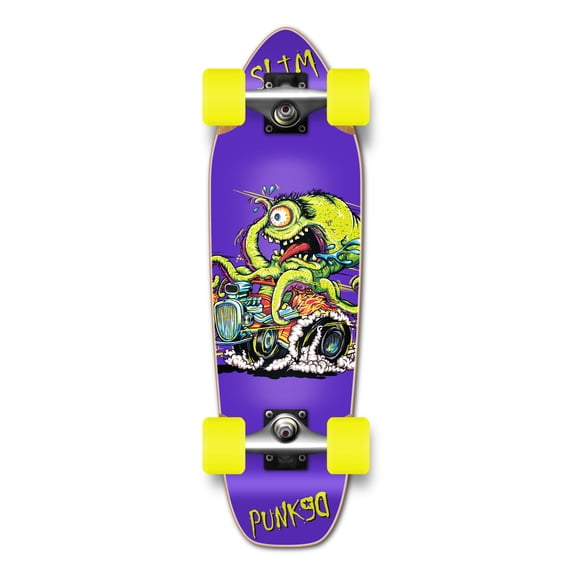 Yocaher Mini Cruiser Hot Rod Slim Complete
