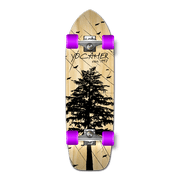 Yocaher Old School Longboard Complete - In the Pines Natural