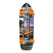 Yocaher Old School Longboard Complete - San Francisco