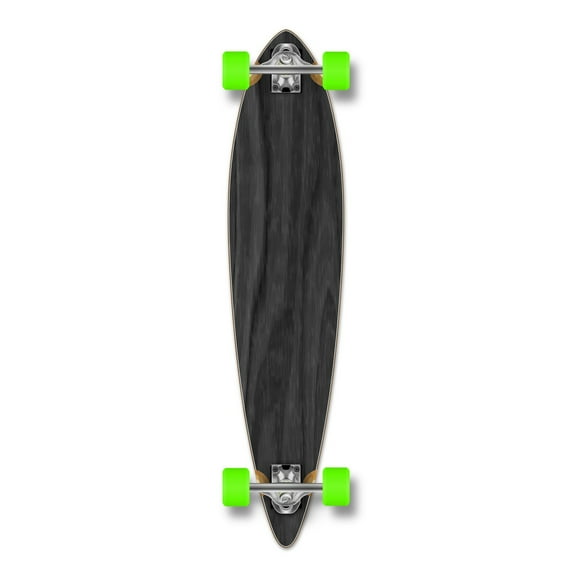Yocaher Pintail Blank Longboard Complete - Stained Black
