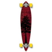 Yocaher Pintail Longboard Complete - In the Pines Red