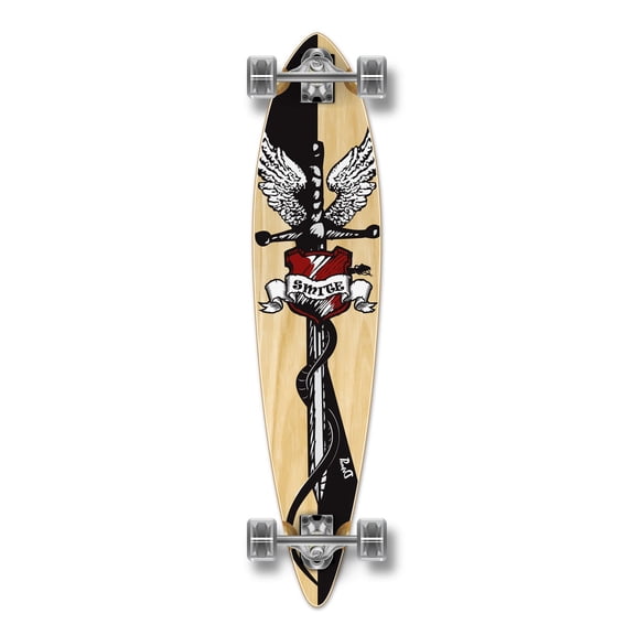 Yocaher Pintail Smite Longboard Complete