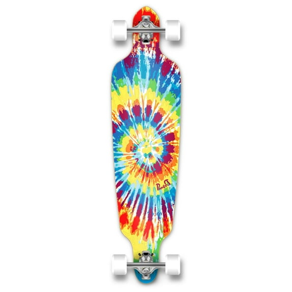 Yocaher Punked Drop Through Tie-dye Original Longboard Complete