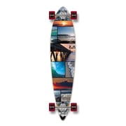 Yocaher Skateboard Pintail Longboard Complete 40 x 9 - Seaside