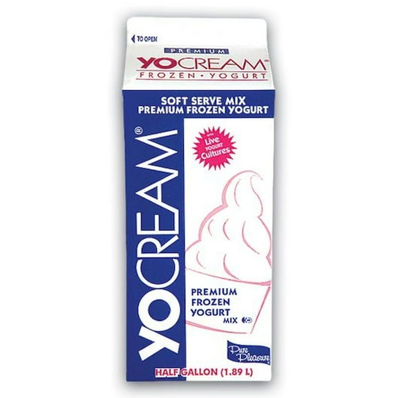 Yocream Peanut Butter Low-Fat Soft Serve Yogurt Mix, 4 Ounce -- 6 per case