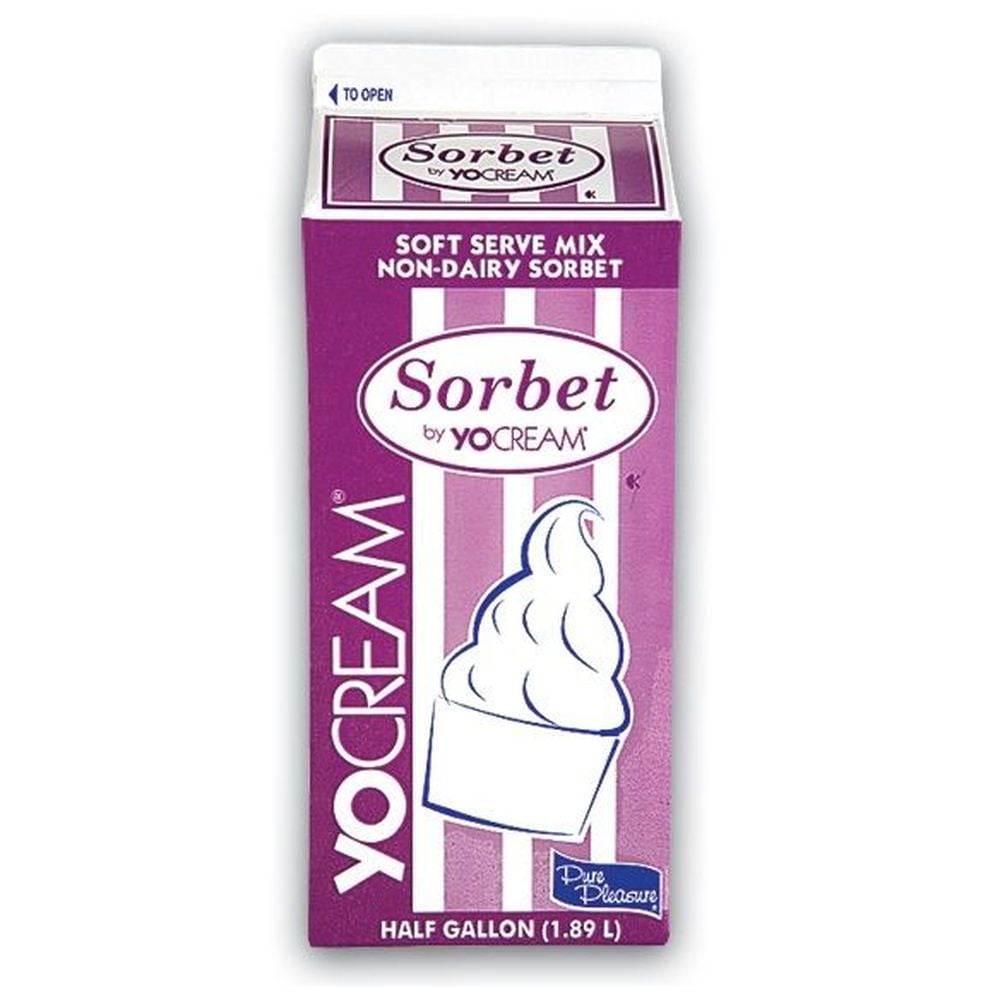 Yocream Sorbet Mix, Strawberry Lemonade Soft Serve, 64 Ounce