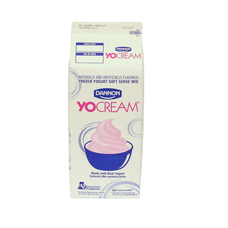 Yocream Yogurt Mix, Country Vanilla Nonfat Soft Serve, 64 Ounce -- 6 per  case. 