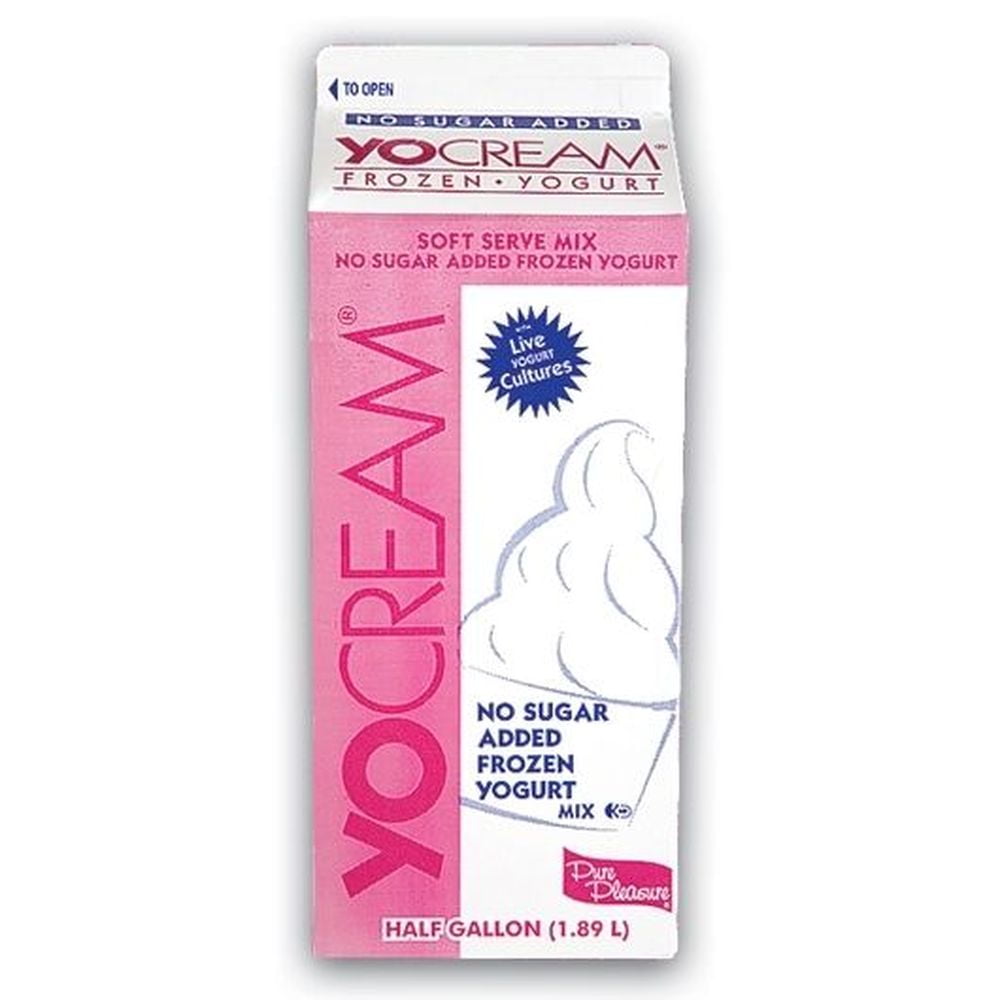 Yocream Yogurt Mix, No Sugar Added Cheesecake Fat Free Soft Serve, 64 Ounce -- 6 per case.