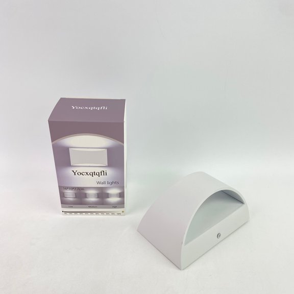 Yocxqtqfli Wall lights,Indoor LED Wall Lamp 12W Dimmable Up Down Wall Light for Living Room Bedroom Hallway Staircase Cool White - 16*10*7.7cm