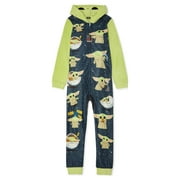 Yoda Boys Exclusive Hooded Pajama Blanket Sleeper Sizes 4-16