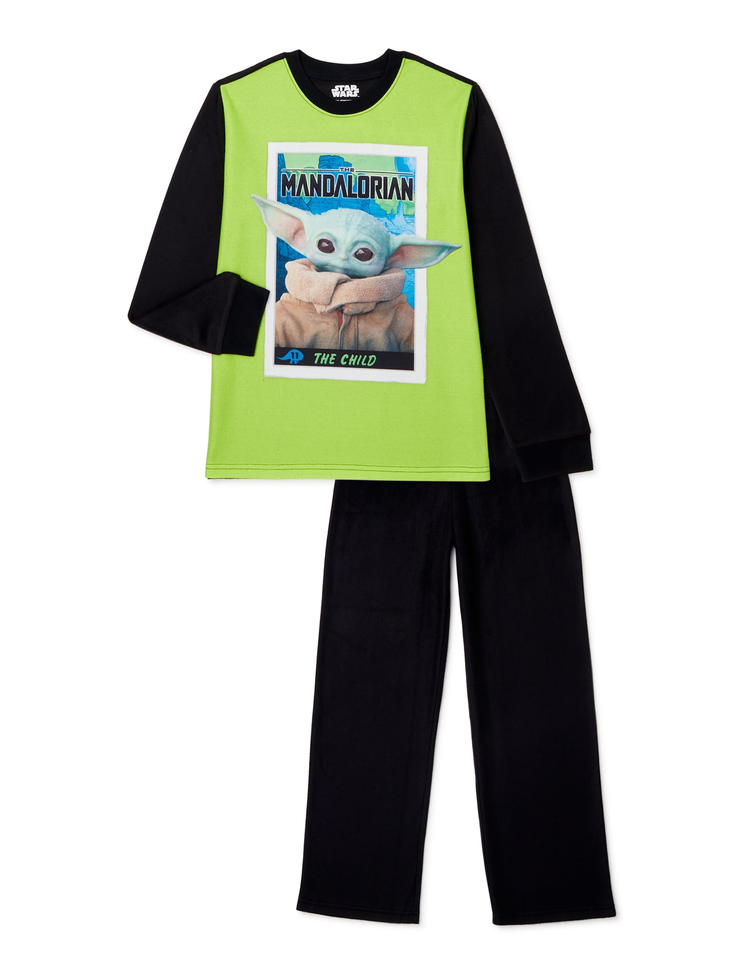 Yoda Boys Pajama Set 2 Piece Sizes 4 12