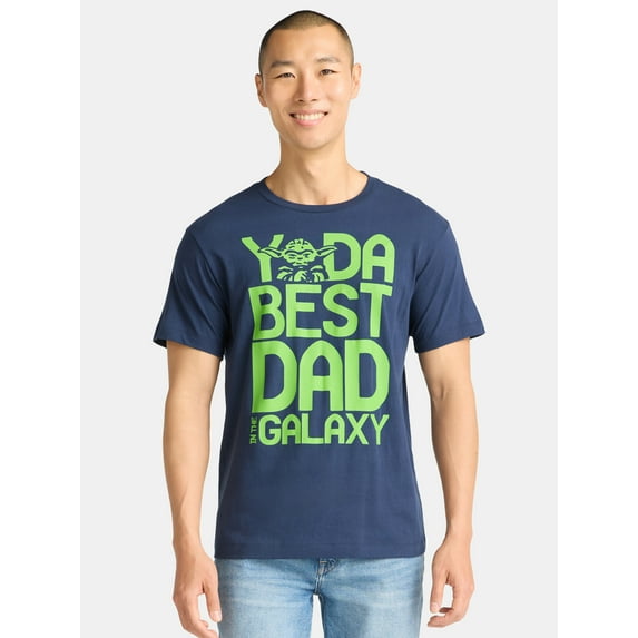 Yoda Father's Day, Men's & Big Men's Graphic Tee, Sizes XS-5XL