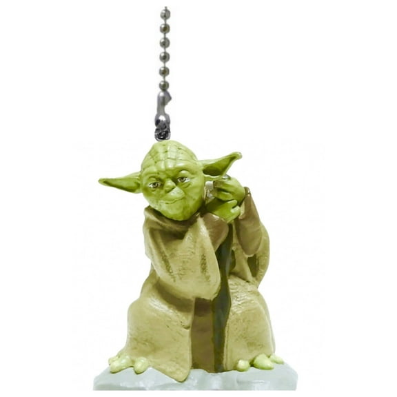 Yoda PVC Fan Lamp Light Pull Chain Figure Star Wars Figurine NEW Rare 3