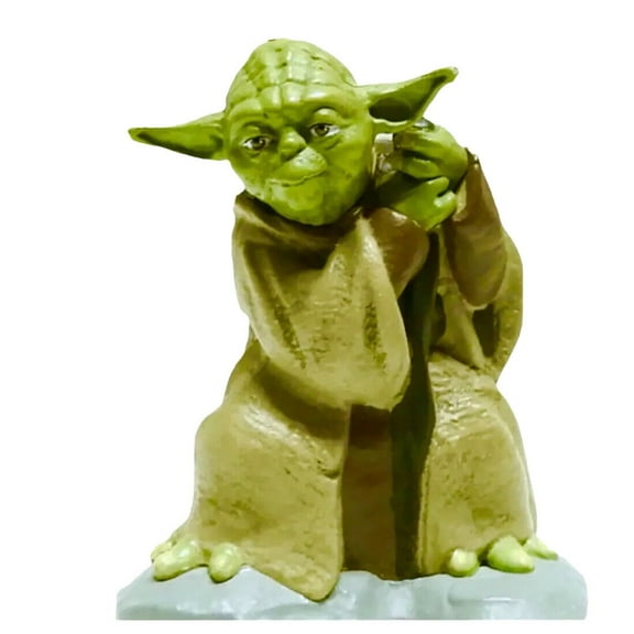 Yoda Pvc Cake Topper Figure 3 Star Wars Figurine Disney New Rare Gift Collect