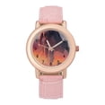 thumbnail image 1 of Yoda Soft Leather Strap Watch Adult Classic Ladies Leather Strap Wrist Watch Adjustable Fit for Wrist Sizes 5.7" to 8.7", 1 of 4