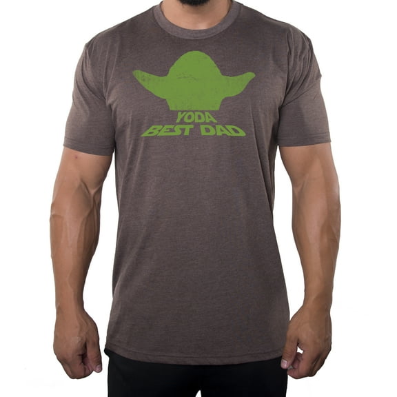 Yoda the Best Dad T-shirt, Men's Graphic T-shirts, Funny Dad Shirts - Espresso MH200DAD S29 3XL