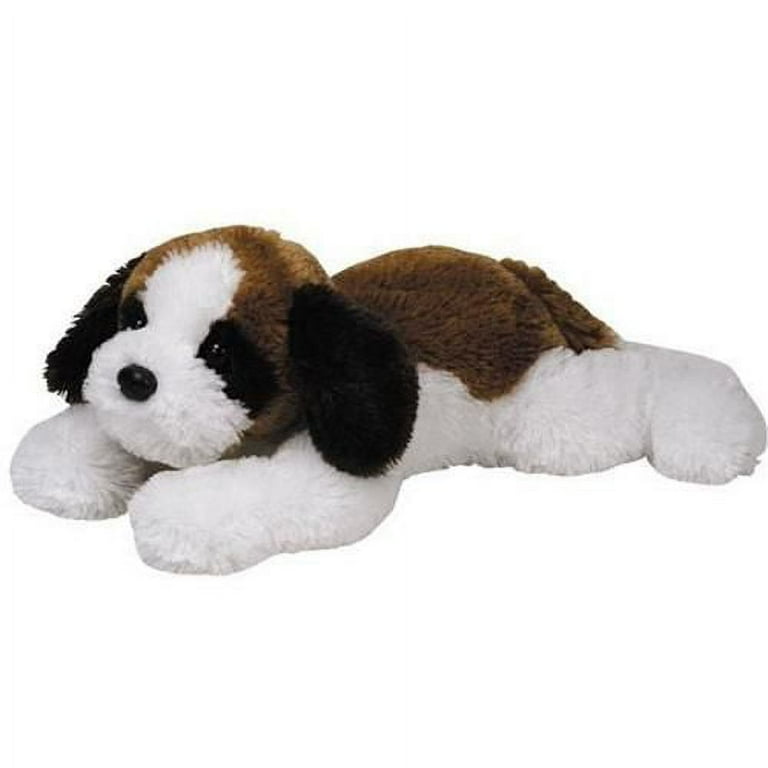 White and hot sale brown stuffed dog