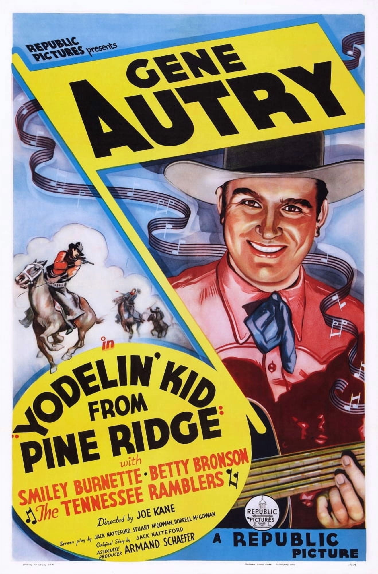 Yodelin Kid From Pine Ridge U Canvas Art - (11 x 17)