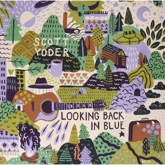 Yoder Scott Looking Back in Blue (Vinyl Record)
