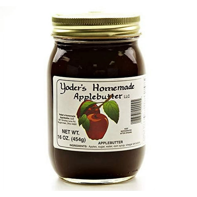 Yoder's Homemade Original Apple Butter, 2Pack 16 oz. Jars