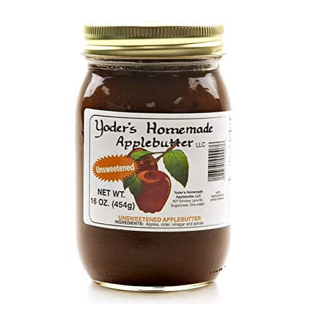 Yoder's Homemade Unsweetened Apple Butter, 2-Pack 16 oz. Jars