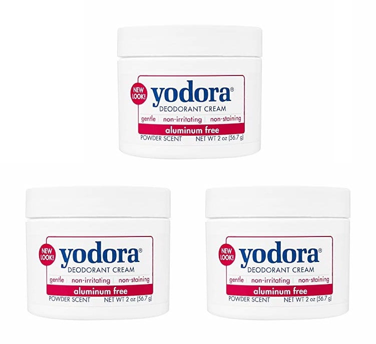 Yodora Deodorant Cream 2 oz (Pack of 3)