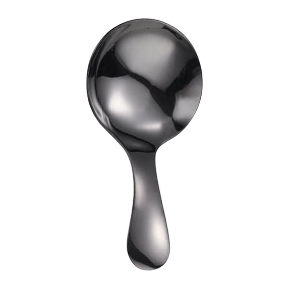 YoeXGDS 1PC Stainless Steel Mini Spoons for Canisters with Short Handle, Thickened Small Round Spoon, Short Handle Spoon for Tea Sugar Condiments Dessert 3.74inch