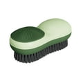thumbnail image 1 of YoeXGDS 1PC Two-Sided Laundry Stain Remover Brush, Scrub Brush for Stain Removal Silicone Household Clothes Washing Brush Scrubbing Brush for Clothes 4.8inch, 1 of 5