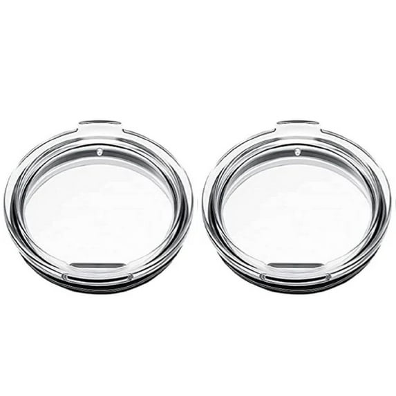 YoeXGDS 2PCS 20 OZ Cup Lid, Glass Lid with Spillproof And Splash Proof Glass Lid, Splash Proof Replacement Lid for 3.2 Inch Cup