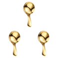 thumbnail image 1 of YoeXGDS 3PCS Stainless Steel Mini Spoons for Canisters with Short Handle, Thickened Small Round Spoon, Short Handle Spoon for Tea Sugar Condiments Dessert 3.74inch, 1 of 1