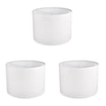 thumbnail image 1 of YoeXGDS 3PCS White Lamp Shade, Small Drum Lampshade, Replacement Lamp Shade Linen Hand Crafted for Table Lamps Floor Lamps Chandelier Lamp, Retro Lamp Cover 13x10 Inch, 1 of 5