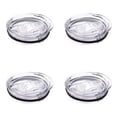 thumbnail image 1 of YoeXGDS 4PCS 30 OZ Cup Lid, Glass Lid with Spillproof And Splash Proof Glass Lid, Splash Proof Replacement Lid for 4.1 Inch Cup, 1 of 8