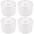 thumbnail image 1 of YoeXGDS 4PCS White Lamp Shade, Small Drum Lampshade, Replacement Lamp Shade Linen Hand Crafted for Table Lamps Floor Lamps Chandelier Lamp, Retro Lamp Cover 7.5x10 Inch, 1 of 8