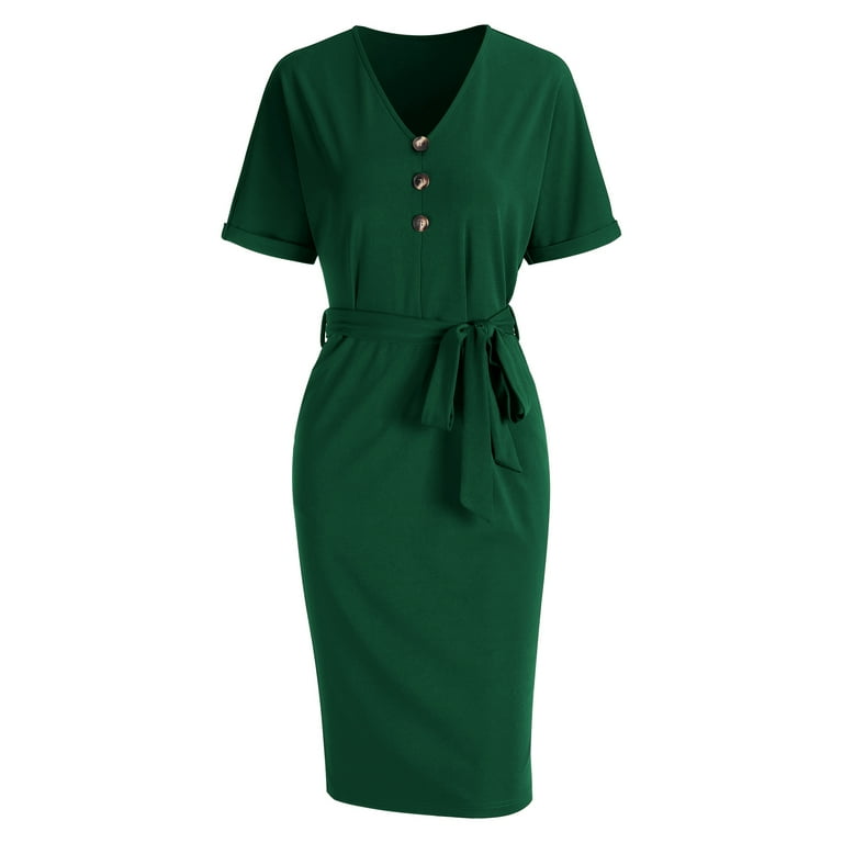 Button bodycon midi dress sale