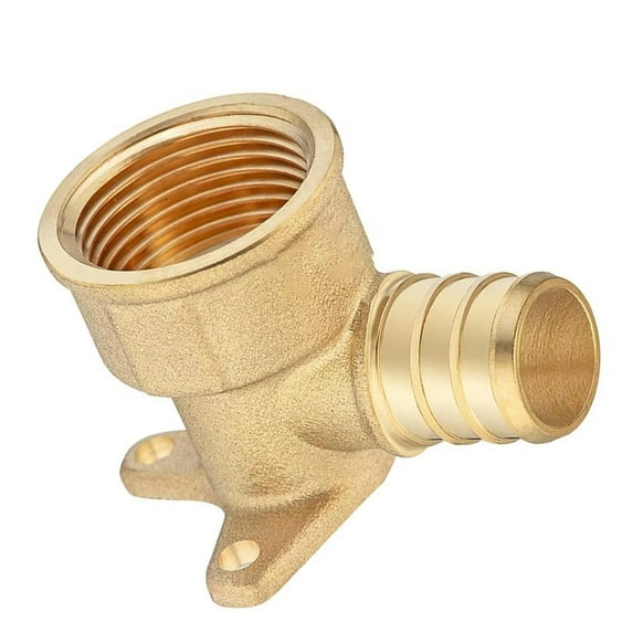 Yoetaun 1/2inch 3/4inch Drop Ear Elbow Plumbing Fitting Portable Metal Leakproof Connector Crimp Fitting Drop Ear Elbow Adapter Color B