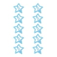 thumbnail image 1 of Yoetaun 10Pieces Star Shape Hairpins Bride Fluorescence Star Shape Spring Hair Clip Wedding Hair Clip for Woman Ponytail Hair Clip Sky Blue, 1 of 9