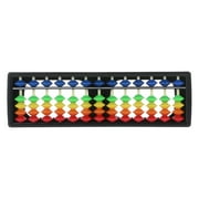 Yoetaun 13 Column Portable Plastic Abacus Arithmetic Soroban Calculating Tool With Color Colorful