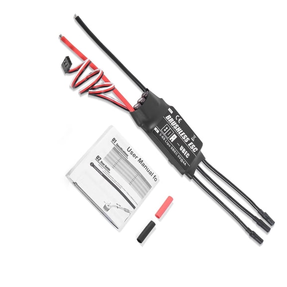 Yoetaun Brushless Electronic Speed Controller Multipurpose Brushless Electronic Speed Controller for Helicopter Aircraft Color 80A