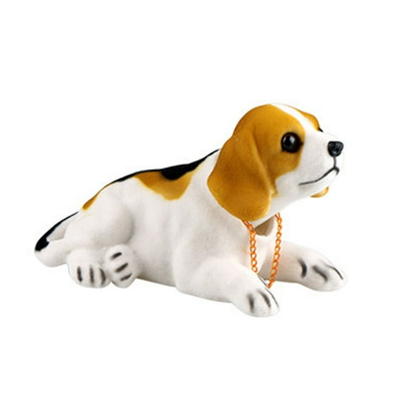 Yoetaun Car Shaking Head Dog Ornaments Car Interior Decoration Resin Dog Home Tabletop Car Dashboard Toy Auto Accessories Color 1