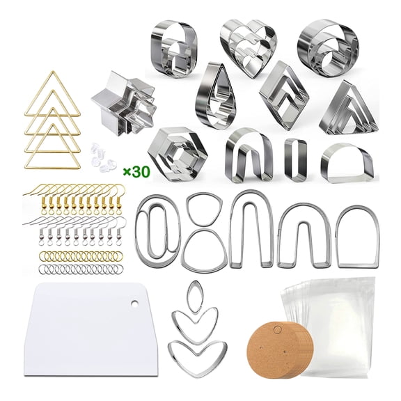Yoetaun Ceramic Clay 141Pieces Stainless Steel Earring Hooks