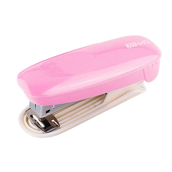 Yoetaun Colorful Stapler Desk Stapler with Staple Remover Labor-Saving Desk Stapler 20 Sheets Capacity Office Stapling Machine Pink