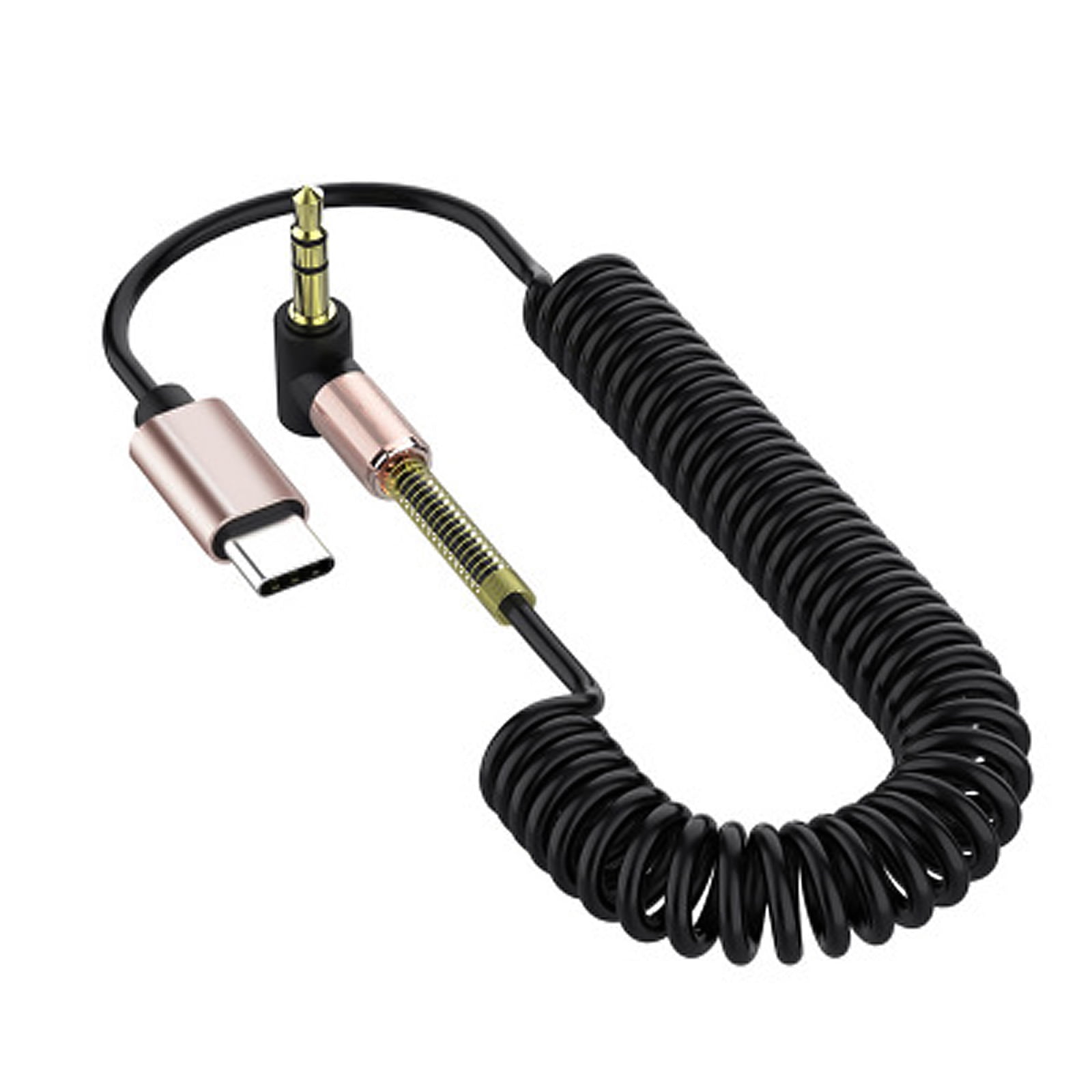 Yoetaun Elbow Spring Expansion Adapter to 3.5mm Male Plug Cable ...