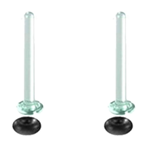 Yoetaun Glass Ear Stretching Set Single Flare Plugs Gauges for Ears with O Rings Expander Jewelry for Trendy Women and Men Transparent
