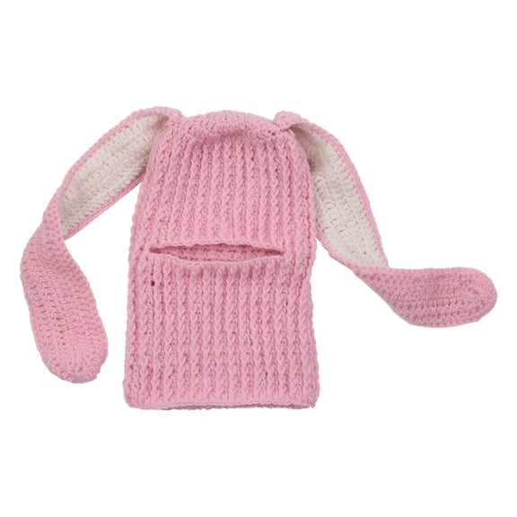 Yoetaun Halloween Balaclava Long Bunny Ears Hat Funny Hat Ears Balaclava Skullies Long Ear Hat Bunny Hat Color 2