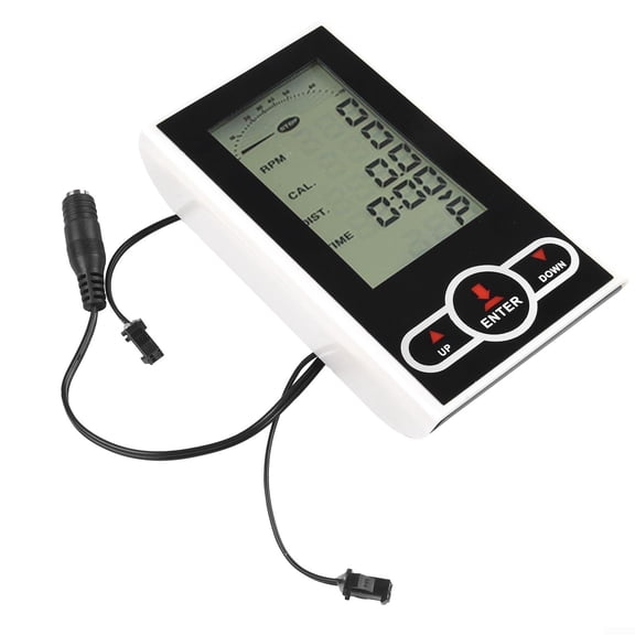 Yoetaun LCD Monitors Speedometer Stationary Bike Speedometer Fitness Data Recorder for Exercise Bike