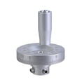 thumbnail image 1 of Yoetaun Precise Silver Finish Revolving Milling Hand Wheel 50mm Diameter with 6mm/8mm/10mm/12mm Inner Hole for Lathe and Grinder Silver, 1 of 8