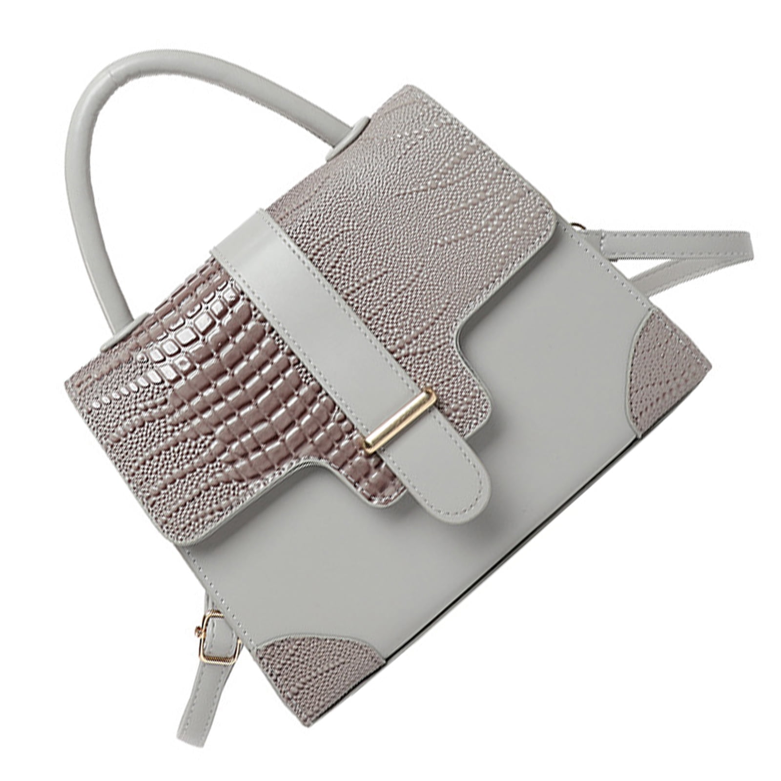 Yoetaun Stylish Small Crossbody Bag For Women Fashion Shoulder Bags PU Leather Handbag For And Everyday Use Grey