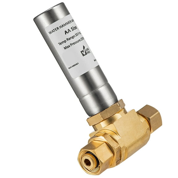 Yoetaun Water Hammer Arrestors for Washing Machine and 3/8Inch Garden Hose Sturdy Brass Chamber Includes Extra Washers